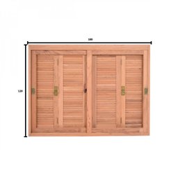 Janela Pantográfica Lisa Je121 Esel 120x180x14cm - 3
