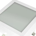 Ver imagem 2 de Plafon Space Sobr. Quad. 25cm Alum. Vidro Fosco E-27 2 Lâmpada Max 60W Branco