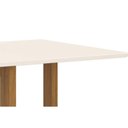 Ver imagem 6 de Mesa para Cozinha Natalí Sc75 C/tampo Madeirado Reto 120x80cm Nature/off White - Henn