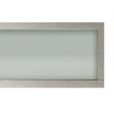 Ver imagem 3 de Plafon Space Sobr. Ret. 75cm Alum. Vidro Fosco 2x20W Fluor. Escovado