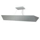 Ver imagem 1 de Pendente Space Triangular Aluminio E-27 2 Lâmpada Max 60W Escovado
