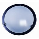 Ver imagem 1 de Plafon Aro Italia Vidro Fosco 24cm 1 Lâmpada E-27 Max 60W Preto