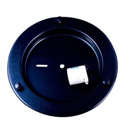 Plafon Aro Italia Vidro Fosco 24cm 1 Lâmpada E-27 Max 60W Preto - 2 Plafon Aro Italia Vidro Fosco 24cm 1 Lâmpada E-27 Max 60W Preto - 2