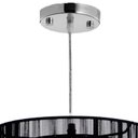 Ver imagem 3 de Pendente Rammer 25cm Circular E-27 1 Lâmpada Max 60W Preto