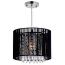 Ver imagem 1 de Pendente Rammer 25cm Circular E-27 1 Lâmpada Max 60W Preto