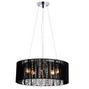 Ver imagem 1 de Pendente Rammer 40cm Circular E-27 4 Lâmpada Max 60W Preto