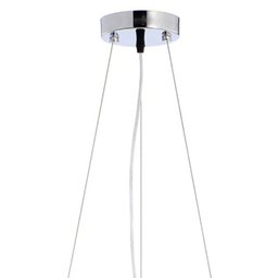 Pendente Rammer 40cm Circular E-27 4 Lâmpada Max 60W Preto - 3