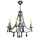 Ver imagem 2 de Pendente Sabara Aco Cromado 60cm E-14 5 Lâmpada Max 60W