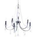 Ver imagem 3 de Pendente Sabara Aco Cromado 60cm E-14 5 Lâmpada Max 60W