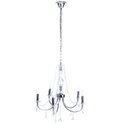 Ver imagem 1 de Pendente Sabara Aco Cromado 60cm E-14 5 Lâmpada Max 60W