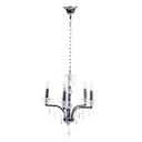 Ver imagem 1 de Pendente Diamantina Aco Cromado 47cm E-14 5 Lâmpada Max 60W