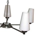 Ver imagem 3 de Pendente Ouro Branco Aco Cromado 70cm E-27 5 Lâmpadas Max 60W Branco