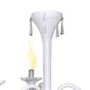 Ver imagem 2 de Pendente Merces Polietileno 62cm E-14 3 Lâmpadas Max 60W Branco