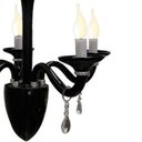 Ver imagem 2 de Pendente Merces Polietileno 62cm E-14 5 Lâmpadas Max 60W Preto