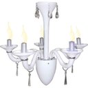 Ver imagem 1 de Pendente Merces Polietileno 62cm E-14 5 Lâmpadas Max 60W Branco