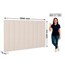 Ver imagem 3 de Cabeceira Box Casal 199cm x 120cm Concept
