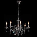 Ver imagem 1 de Pendente Tropical Cristal 5 Lâmpadas E-14