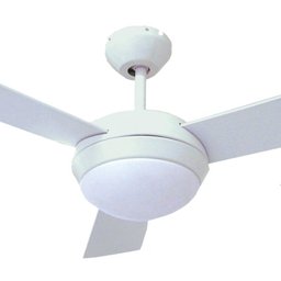 Ventilador Hl-60 Controle Parede 1 Lâmpada E-27 3 Pás Rev. (Branco / Cinza) Branco - 220 Volts - 2