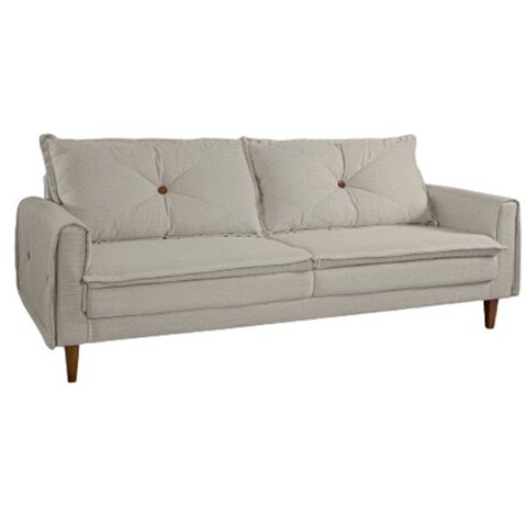 Sofá Miami 210cm - Bege Konfort