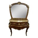 Ver imagem 1 de Aparador Clássico com Apliques em Bronze com Espelho a:205 L:140 P:46cm