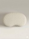 Ver imagem 3 de Puff Orgânico Curvo - 1 Metro Elegância e Conforto Moderno Feijao Moderno Tecido Premium Boucle Crem