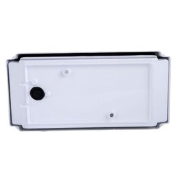Tartaruga Piramide Retangular 21cm Aluminio Pintuta Epoxi E-27 1 Lâmpada Max 60W Cor Branca - 2