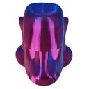 Ver imagem 6 de Moai Estátua Escultura 20 cm Ilha da Páscoa Decoração 3D Bicolor Azul e Lilás Enfeite