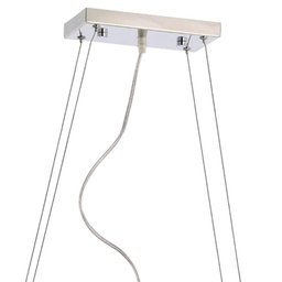 Pendente Rammer 70cm Retangular E-27 5 Lâmpada Max 60W Preto - 3