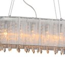 Ver imagem 2 de Pendente Rammer 70cm Retangular E-27 5 Lâmpada Max 60W Prata