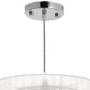 Ver imagem 2 de Pendente Rammer 25cm Circular E-27 1 Lâmpada Max 60W Prata