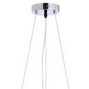 Ver imagem 2 de Pendente Rammer 50cm Circular E-27 6 Lâmpada Max 60W Prata