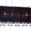 Ver imagem 2 de Pendente Toronto Retangular Preto 60x20cm E-27 4 Lâmpada Max. 60W