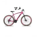 Ver imagem 1 de Bicicleta Aro 29 Ksw Xlt Alumínio 24v Câmbios Shimano Garfo Suspensão Pneu Faixa Bege Rosa 15