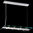 Ver imagem 1 de Pendente Flat Retangular 100cm 8 Lâmpada G-9