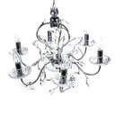 Ver imagem 2 de Pendente Floral Cristal 6 Lâmpada E14