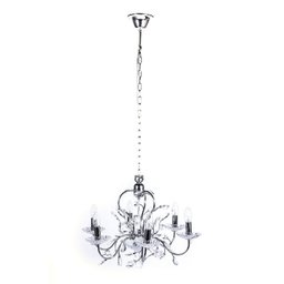 Pendente Floral Cristal 6 Lâmpada E14 - 1