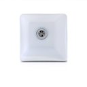 Ver imagem 4 de Pendente Trio Aluminio+Vidro Triangular Fosco E-27 1 Lâmpada Max 60W Branco