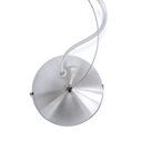Ver imagem 3 de Pendente Trio Aluminio+Vidro Triangular Fosco E-27 1 Lâmpada Max 60W Branco