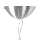 Ver imagem 2 de Pendente Trio Aluminio+Vidro Triangular Fosco E-27 1 Lâmpada Max 60W Branco