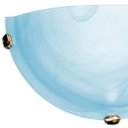 Ver imagem 4 de Arandela Murano Vidro 25cm 1 Lâmpada E-27 Max 60W Azul Garra Dourada 5 Unidades