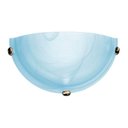 Ver imagem 2 de Arandela Murano Vidro 25cm 1 Lâmpada E-27 Max 60W Azul Garra Dourada 5 Unidades