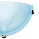 Ver imagem 3 de Arandela Murano Vidro 25cm 1 Lâmpada E-27 Max 60W Azul Garra Dourada 5 Unidades