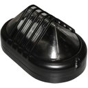 Ver imagem 2 de Tartaruga Piramide Oval 21cm Aluminio Pint. Epoxi E-27 1 Lâmpada Max 60W Preta