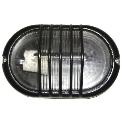 Tartaruga Piramide Oval 21cm Aluminio Pint. Epoxi E-27 1 Lâmpada Max 60W Preta
