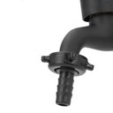 Ver imagem 4 de Torneira Tanque/maquina Preto/black 2 Saídas Alavanca Metal