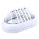 Ver imagem 2 de Tartaruga Piramide Oval Branca 21cm Aluminio Pintura Epoxi Soquete E-27 1 Lâmpada Max 60W