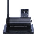 Ver imagem 4 de Luminária De Mesa Maximos Cinza Com Relógio Ponteiro 1x13w 127v