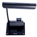 Ver imagem 2 de Luminária De Mesa Maximos Cinza Com Relógio Ponteiro 1x13w 127v