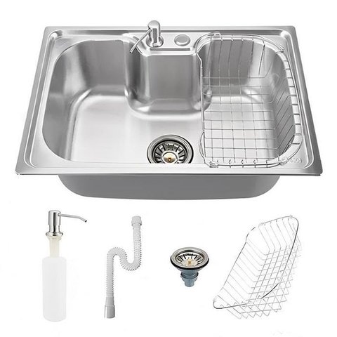 Cuba Cozinha Gourmet Aço Inox Luxo com Acessórios 60x42 Cm - Brinovar