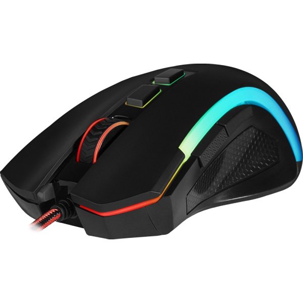 Mouse Gamer Redragon Griffin Preto com Led Rgb - M607 - 2